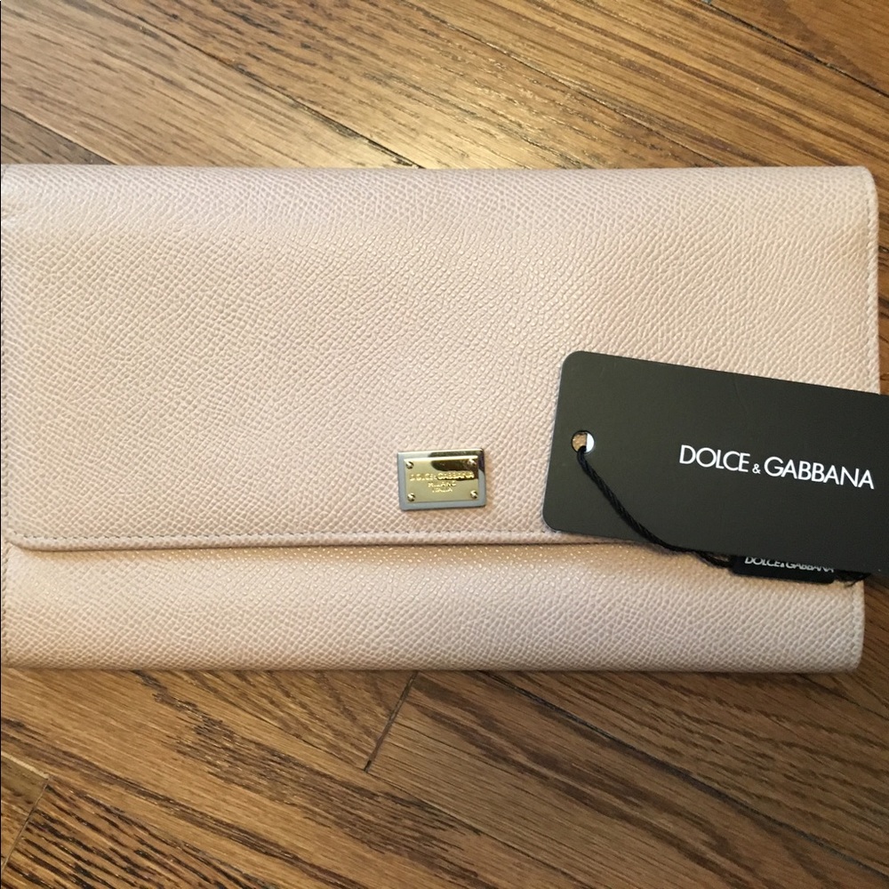 Dolce and Gabbana Beige Leather Jewel Case NEW